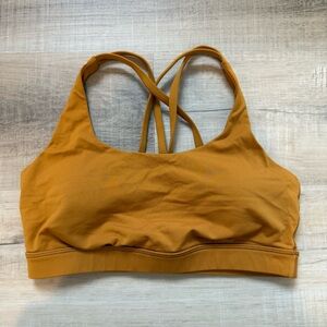 Lululemon Energy Bra in Fool Gold Size 8